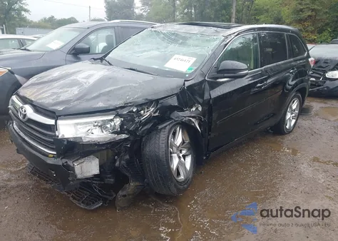 2015 Toyota Highlander Limited V6 из США, поврежденный, VIN 5TDYKRFHXFS095140